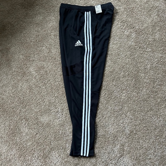 Adidas Mens M Black Trio19 Soccer Training Pants - Picture 1 of 8